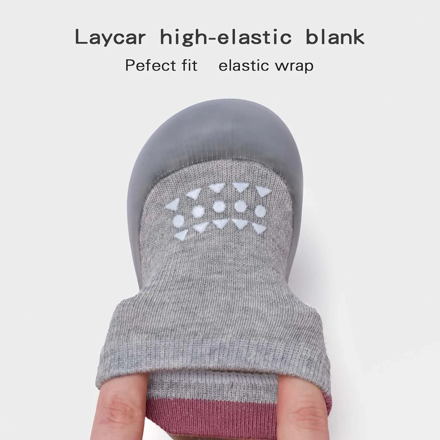 Baby Sock Shoes Baby Walking Shoes Infant Non-Slip Breathable Slippers with Soft Rubber Sole Baby Boys Girls Sneakers