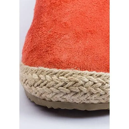 Brave Soul Suedette Slip-On Espadrilles Coral