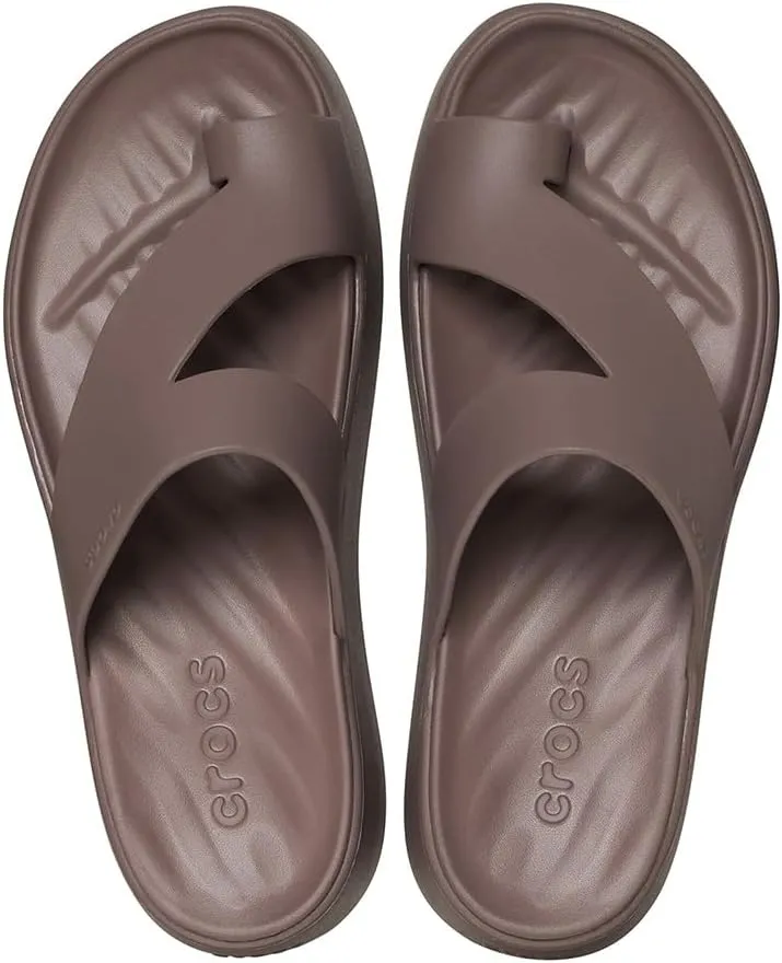 Crocs Women's Getaway Toe Loop Platform Sandals, LiteRide Comfort