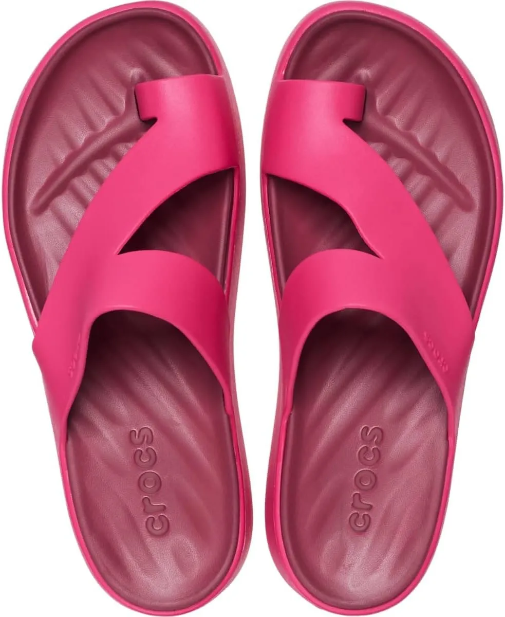 Crocs Women's Getaway Toe Loop Platform Sandals, LiteRide Comfort