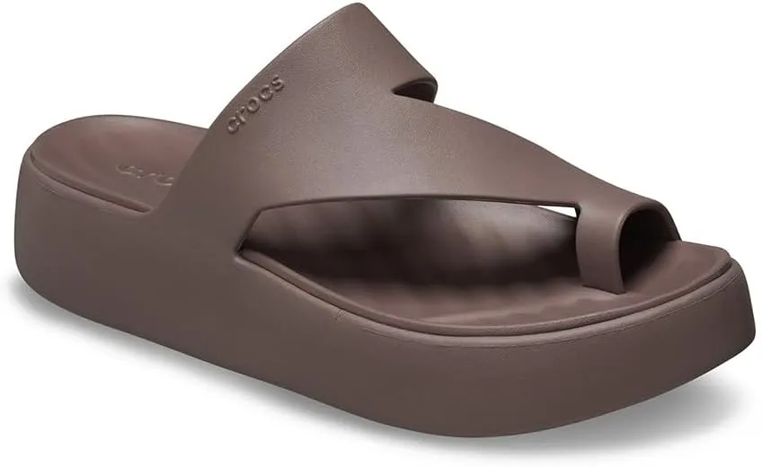 Crocs Women's Getaway Toe Loop Platform Sandals, LiteRide Comfort