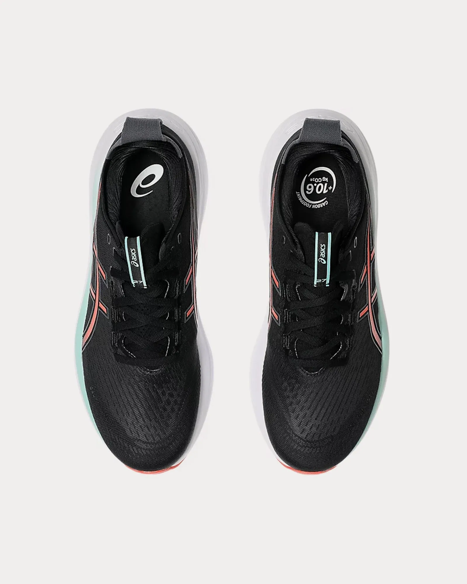 Gel-Nimbus 27 Black / Coral Reef Running Shoes