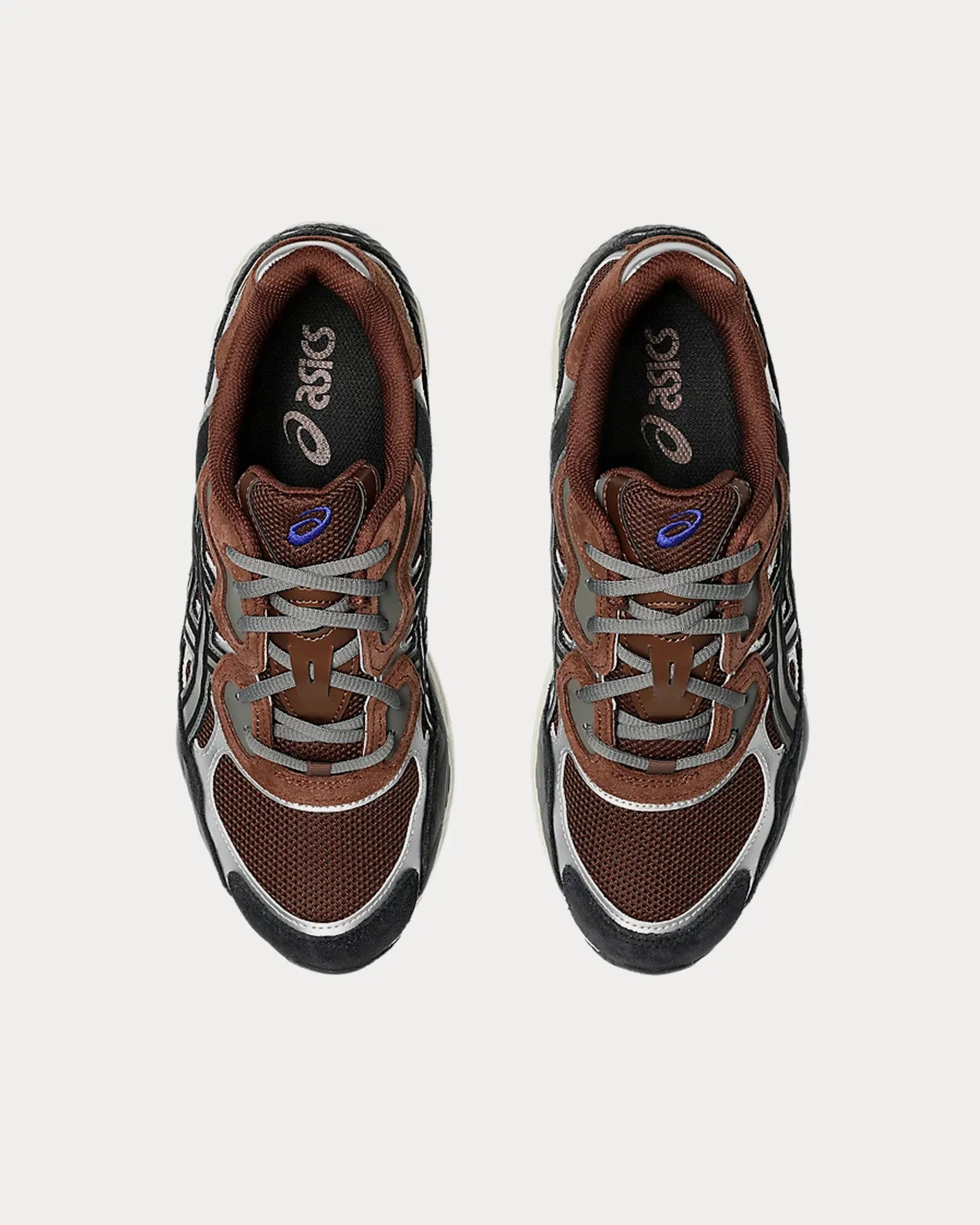 Gel-NYC Reddish Brown / Black Low Top Sneakers