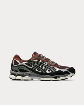 Gel-NYC Reddish Brown / Black Low Top Sneakers