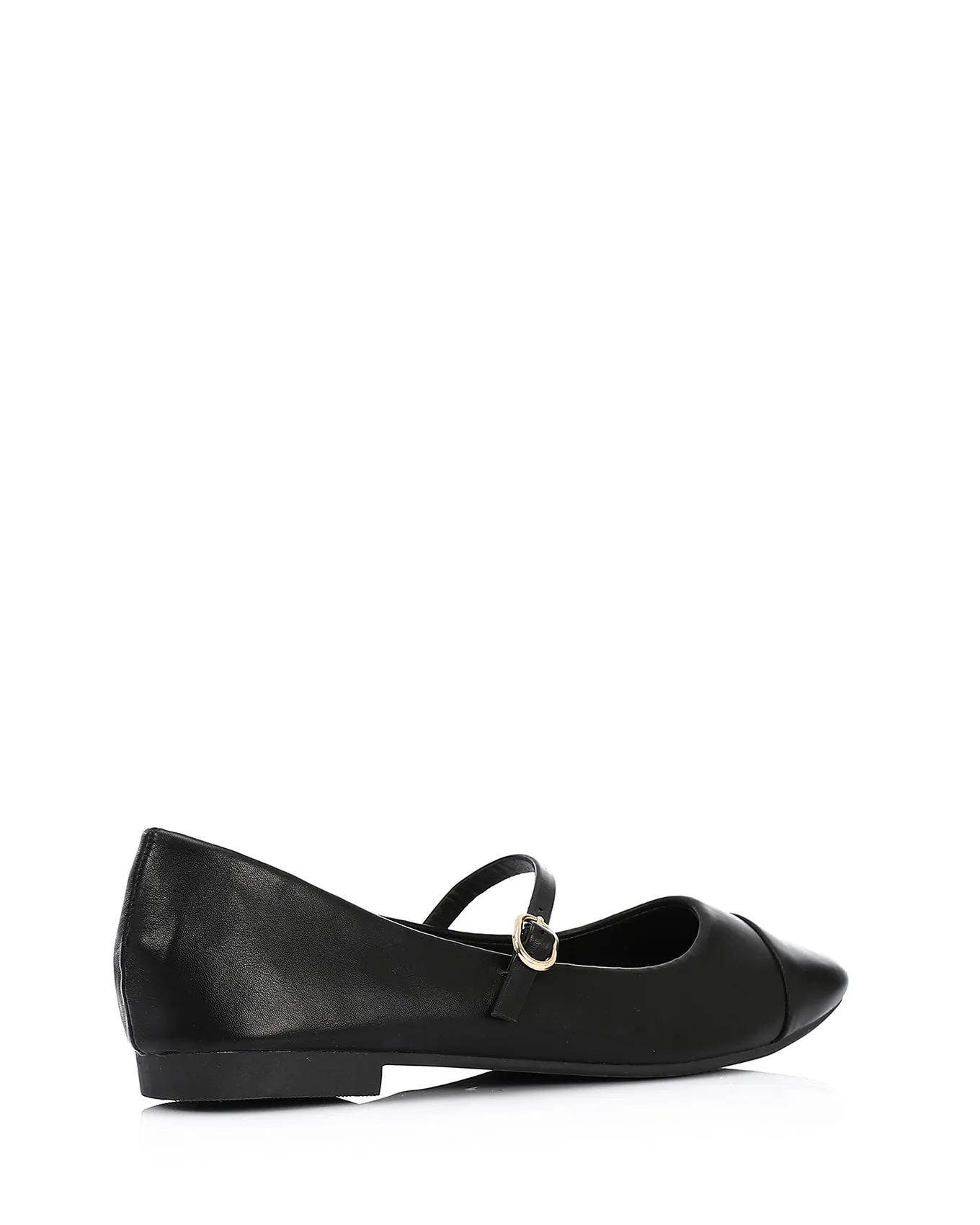 JAL-DVTV-025 Round Mash & Leather Ballet Flats