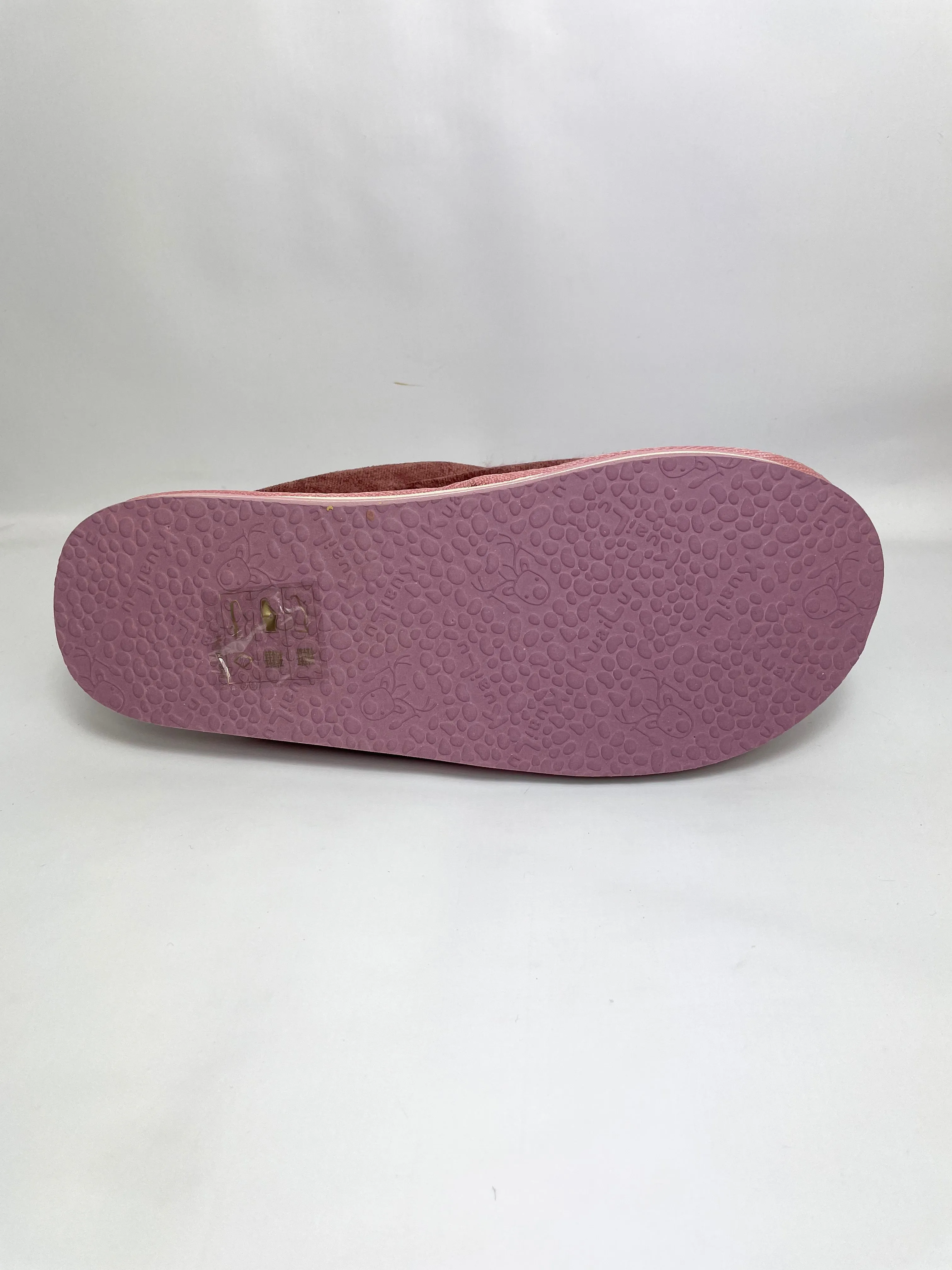 KuaiLu Women's Fuzzy Slippers in Burgundy
