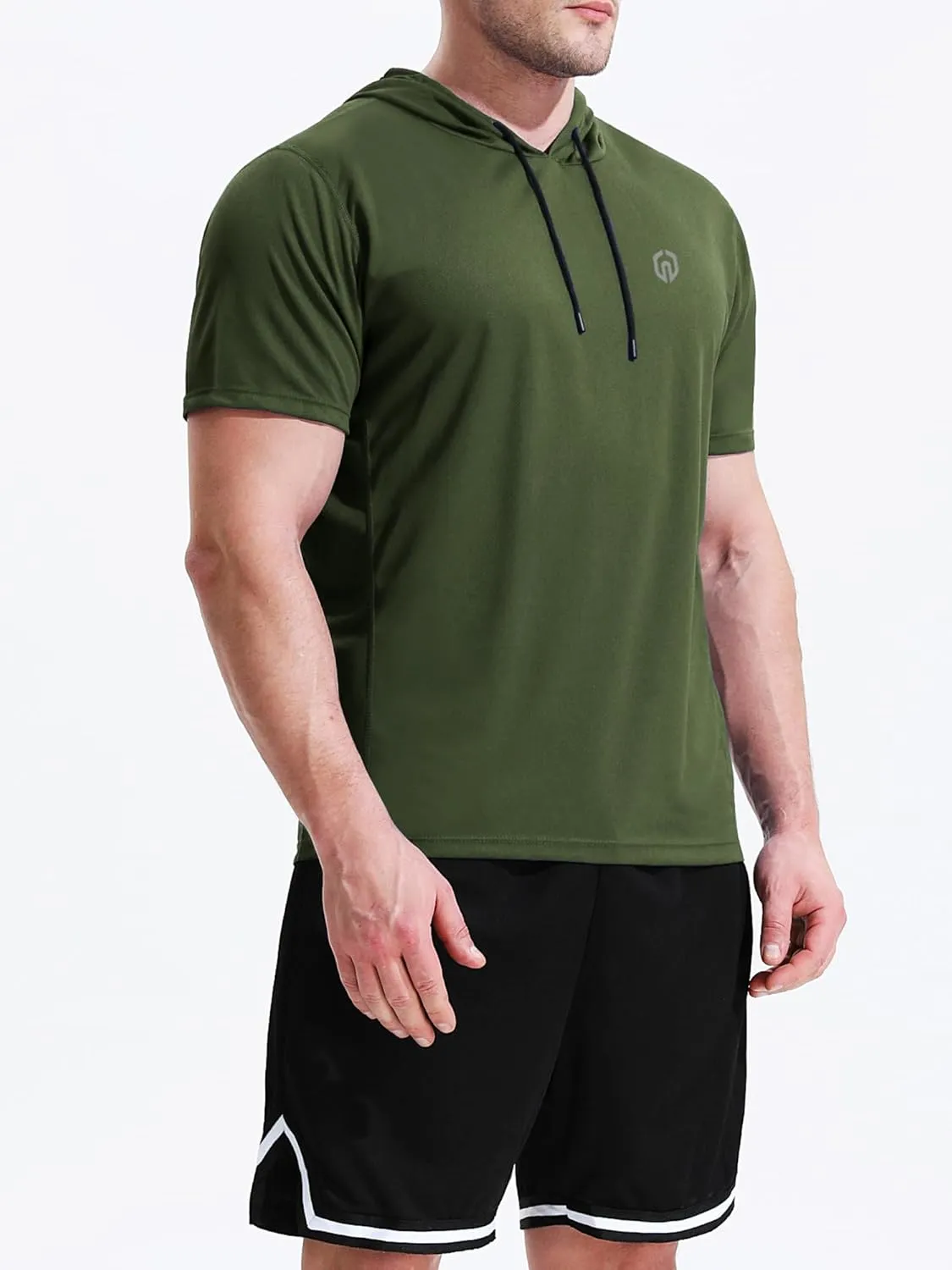 NELEUS Dry Fit Workout Athletic Muscle Tank Top Running Shirts with Hoods