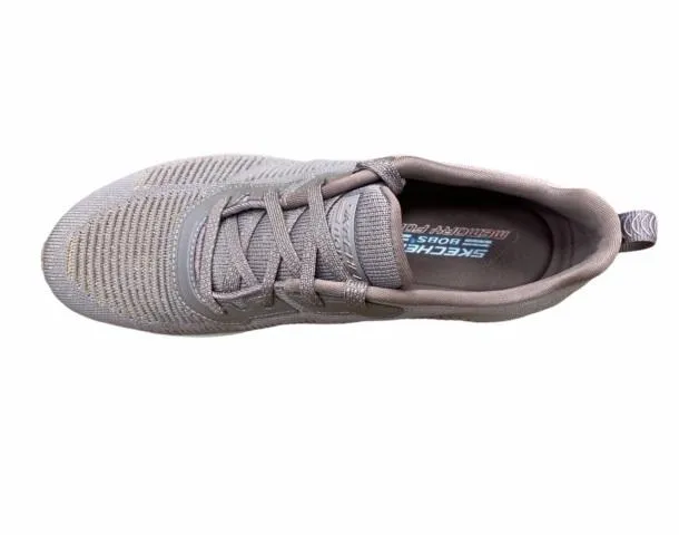 Skechers scarpa sneakers da donna Bobs Squad Glam League sneaker bassa donna 31347/MVE malva