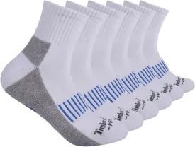 Timberland PRO Men's 6-Pack Quarter Socks
